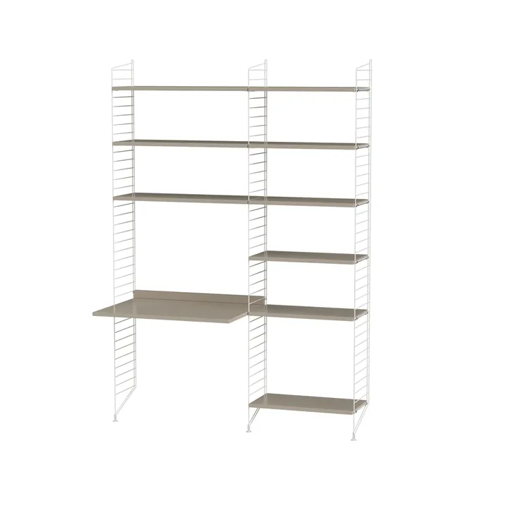 String kontor beige & hvit - Kombinasjon B - String