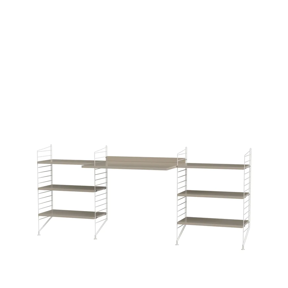 String kontor beige & hvit - Kombinasjon D,  String