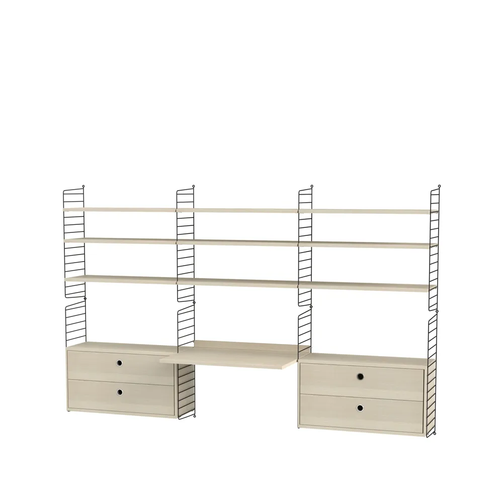 String kontor boks & sort - Kombinasjon F,  String