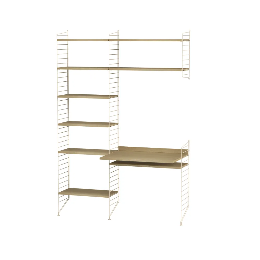 String kontor eik & beige - Kombinasjon G,  String