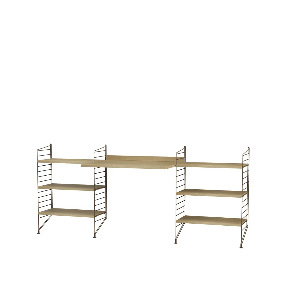 String kontor eik & brun - Kombinasjon D String