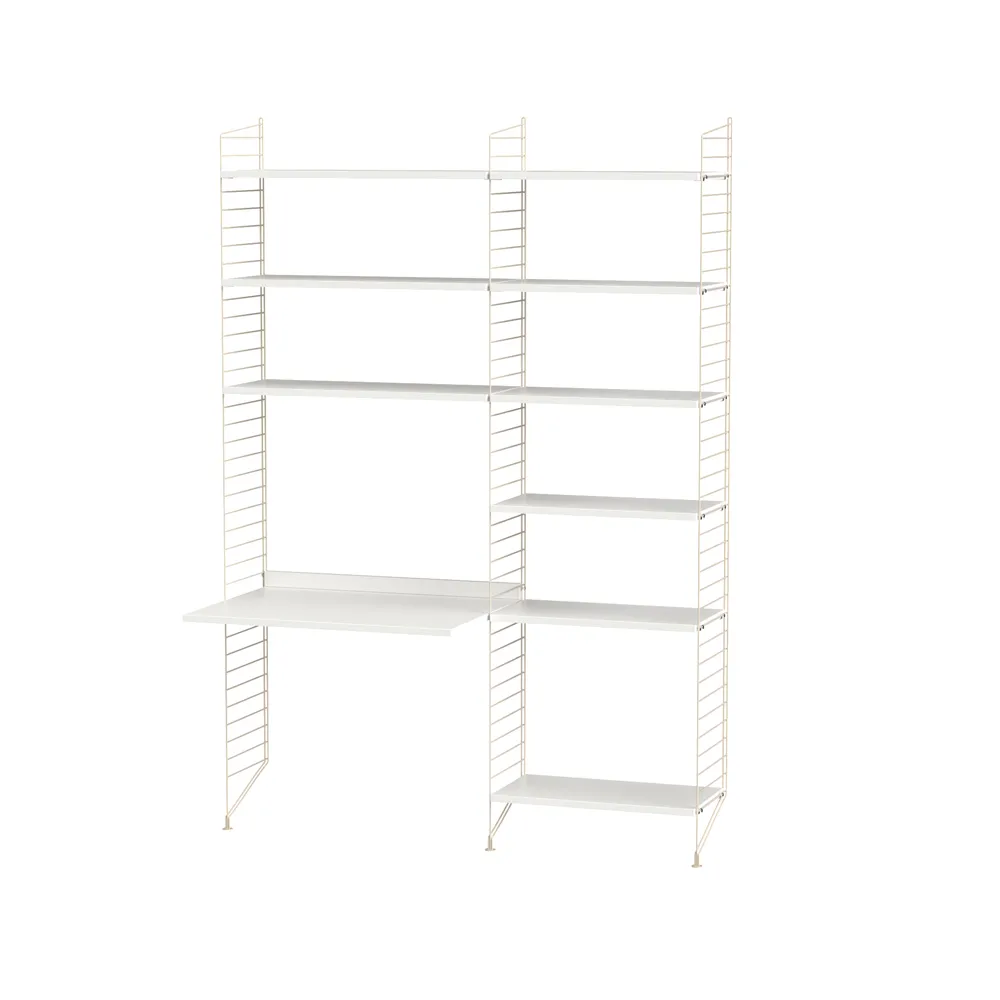 String kontor hvit & beige - Kombinasjon B String