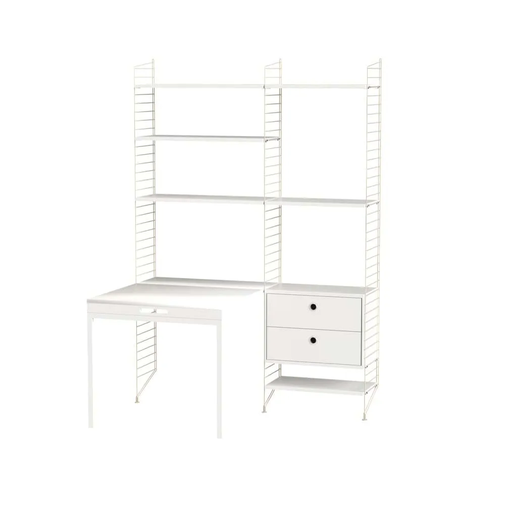 String kontor hvit & beige - Kombinasjon E String