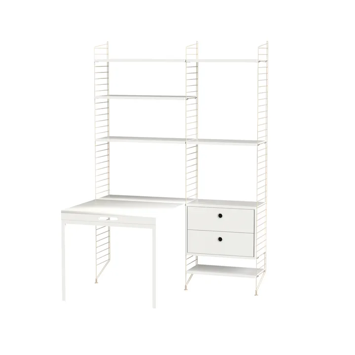 String kontor hvit & beige - Kombinasjon E - String