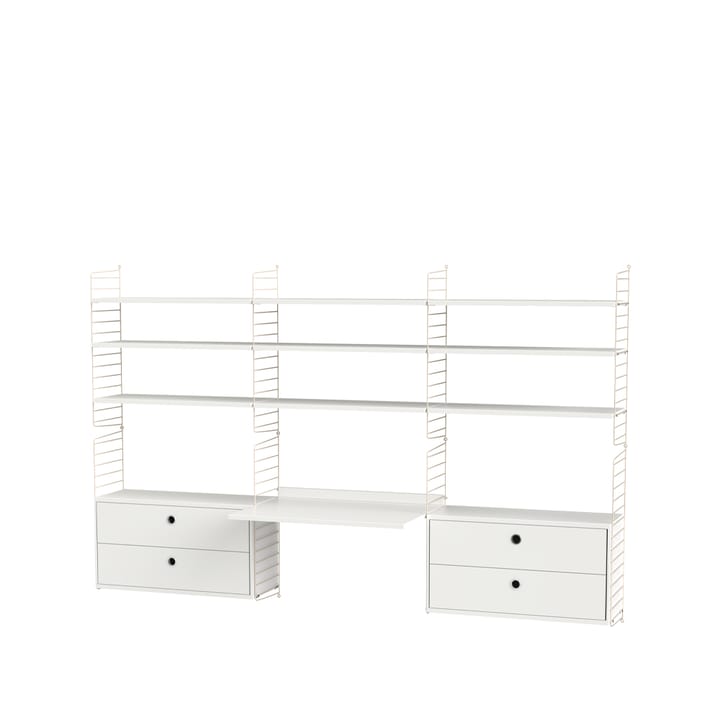 String kontor hvit & beige - Kombinasjon F - undefined - String