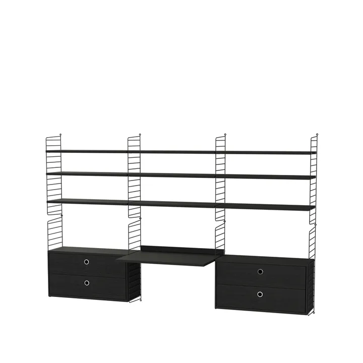 String kontor sort - Kombinasjon F - String
