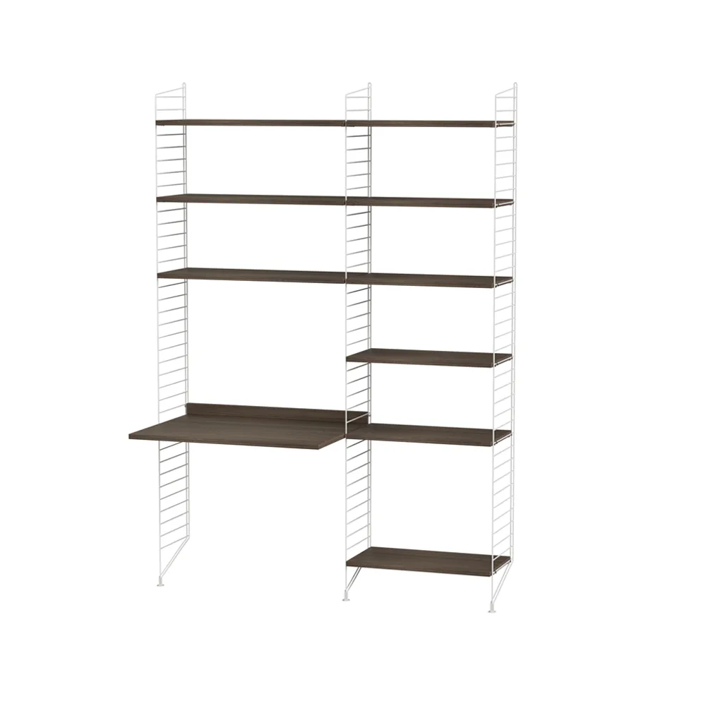 String kontor valnøtt & hvit - Kombinasjon B String