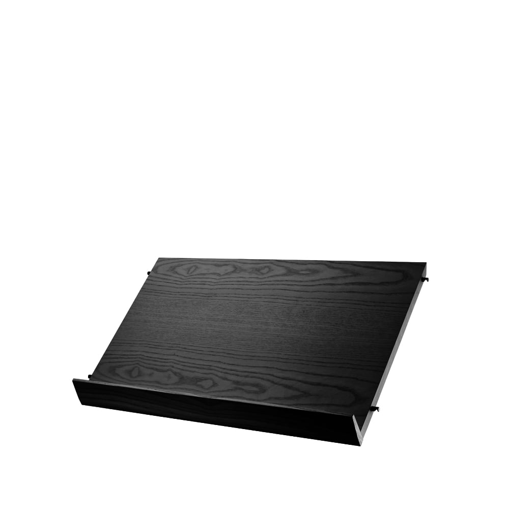 Bilde av String String magasinhylle tre Ask svartbeiset 58x30 cm