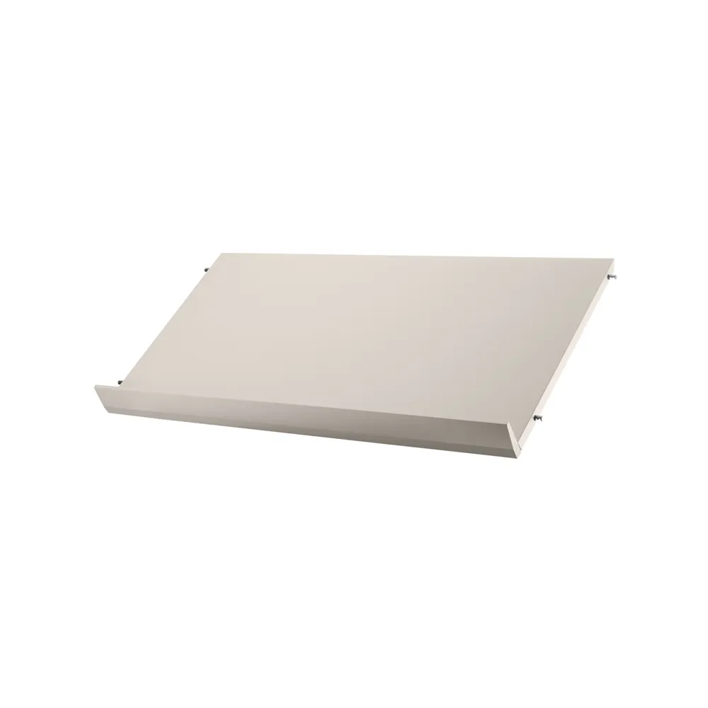 String magasinhylle tre, beige, 78x30 cm String