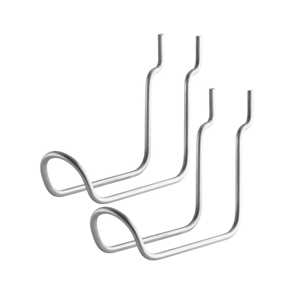 String Outdoor Frittstående krok rustfritt stål, dobbel, 2-pk