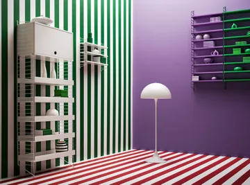 String overskap - Hvit, 58x30 cm - String