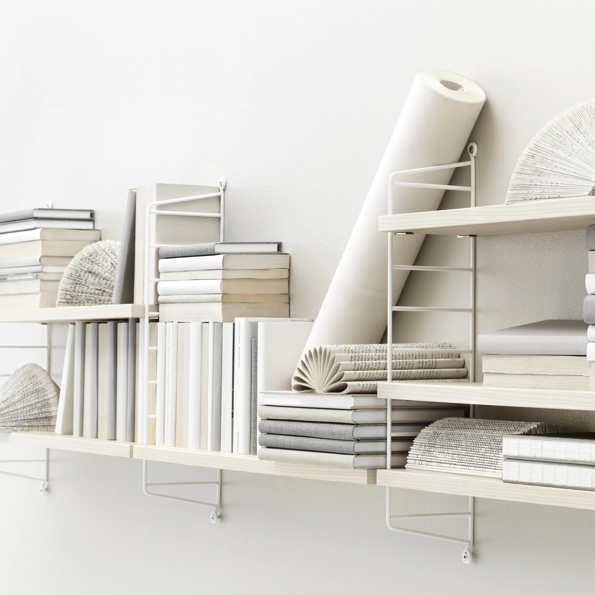 String Pocket Hylle ask-hvit, ask-hvit String