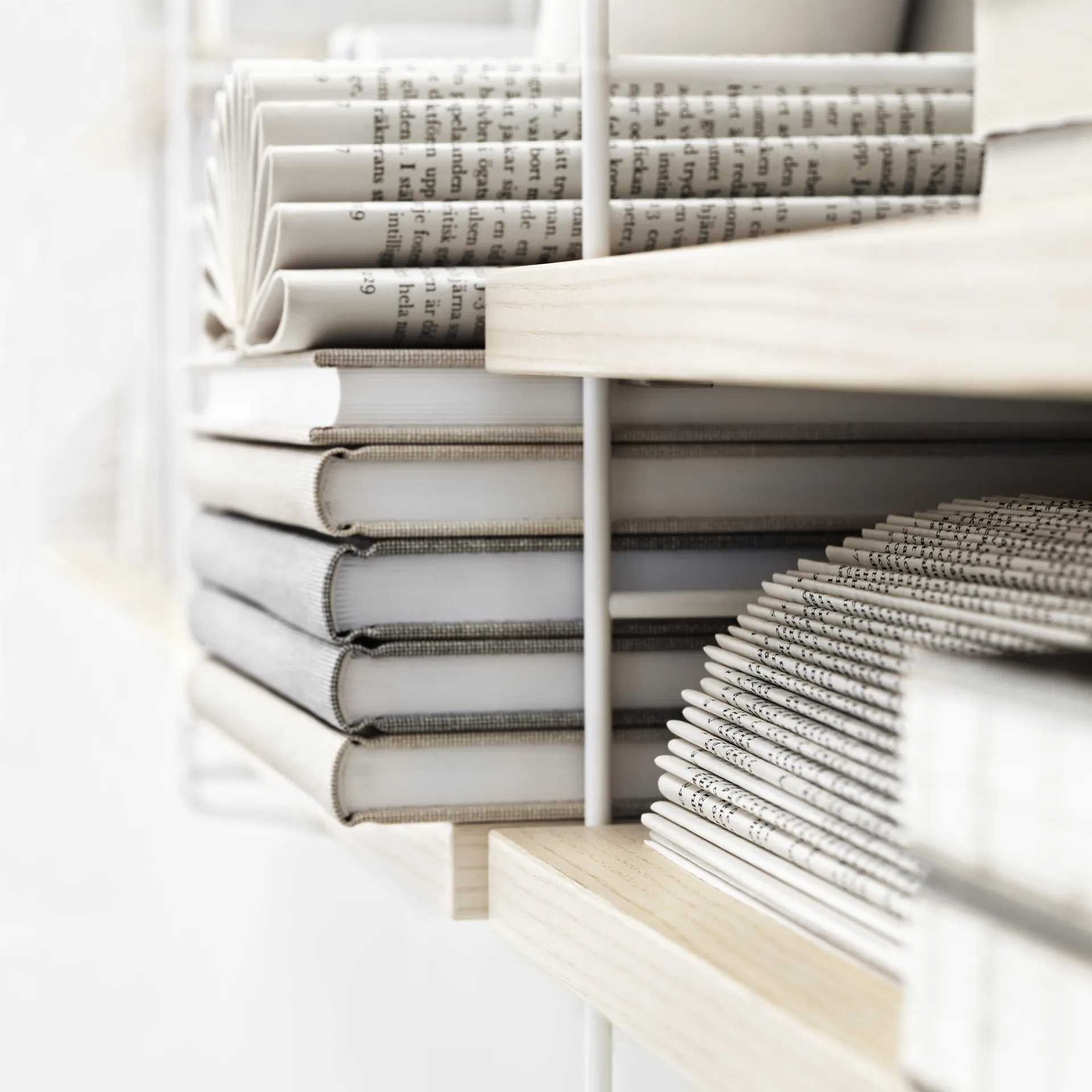 String Pocket Hylle ask-hvit, ask-hvit String