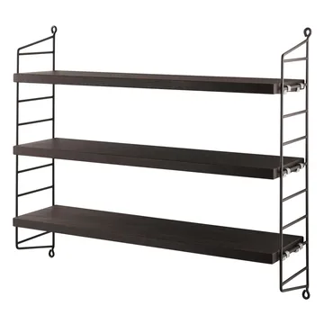 String Pocket Hylle oljet røkt eik - oljet eik-brun - String