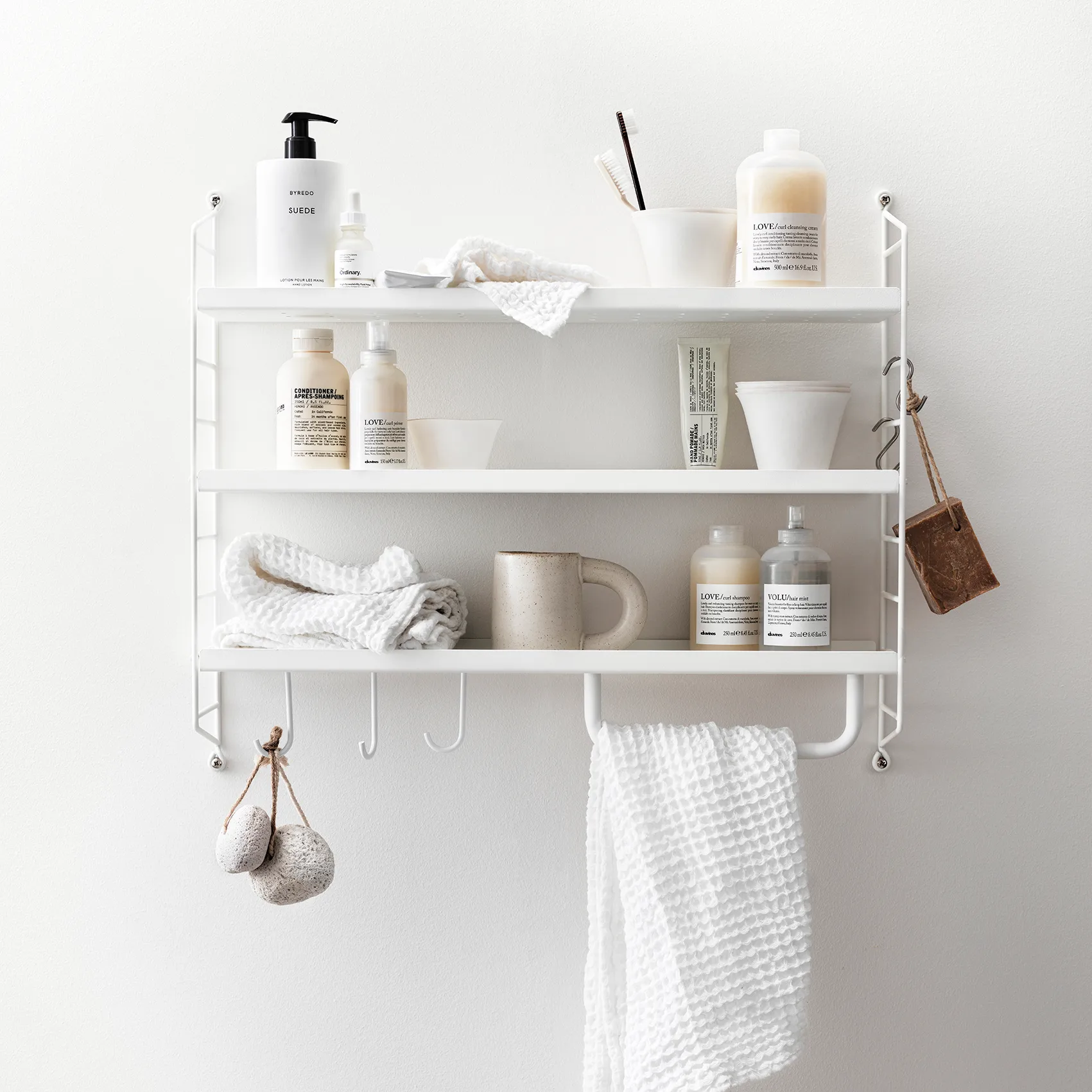 String Pocket metall, Hvit String