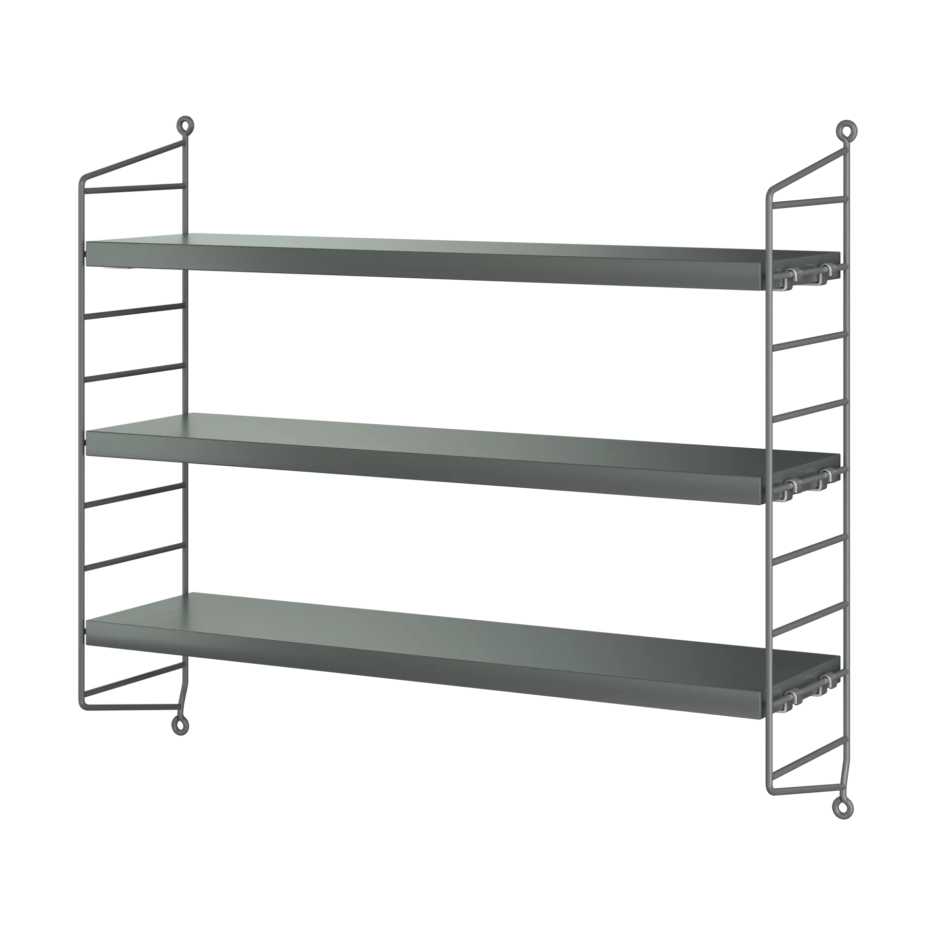 String Pocket vegghylle, Mørkegrå String