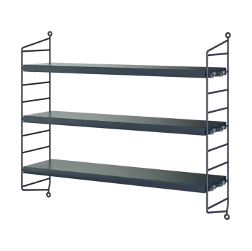 String Pocket vegghylle - Nybroblå - String