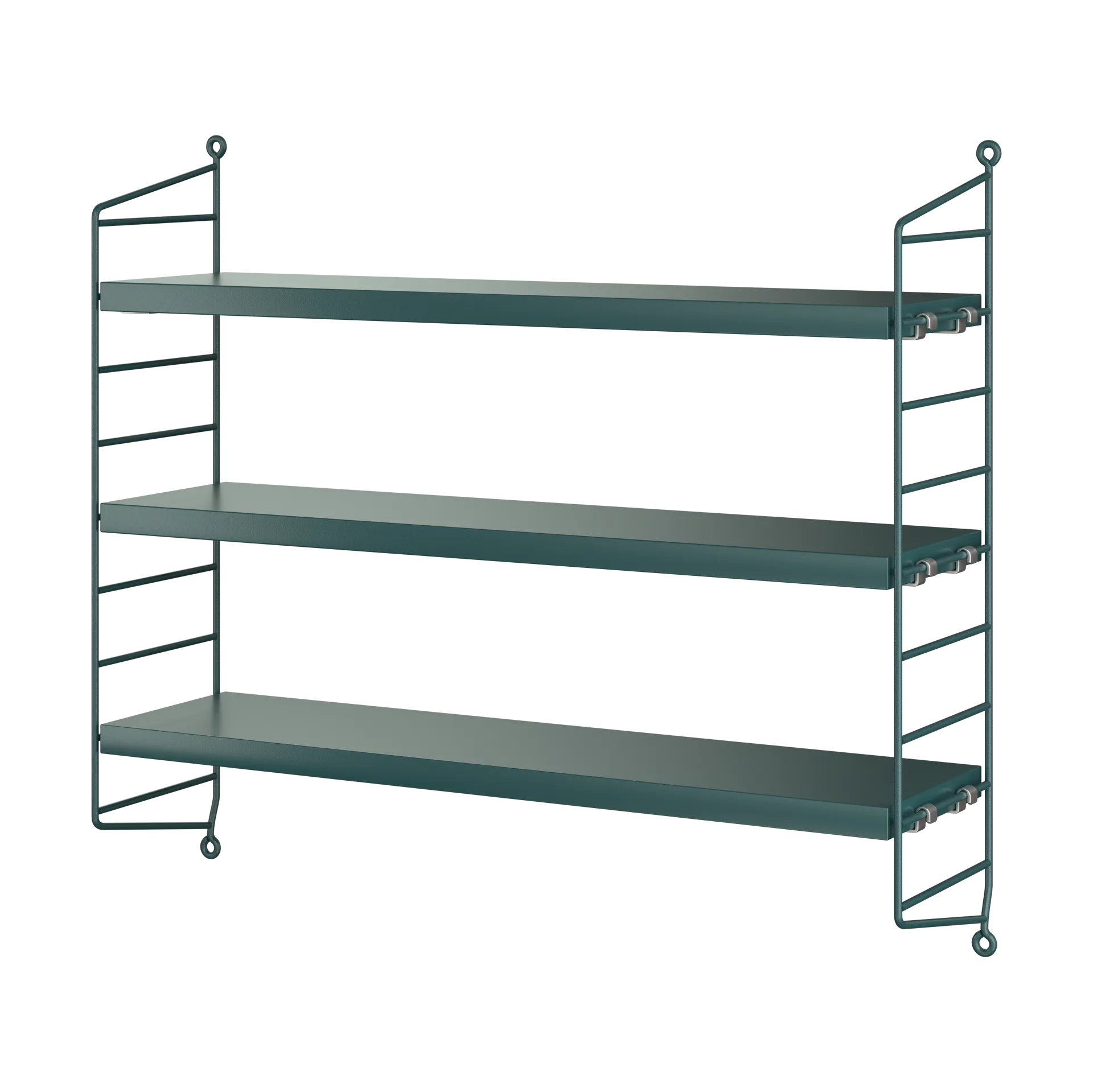 String Pocket vegghylle, Tegnérgrønn String