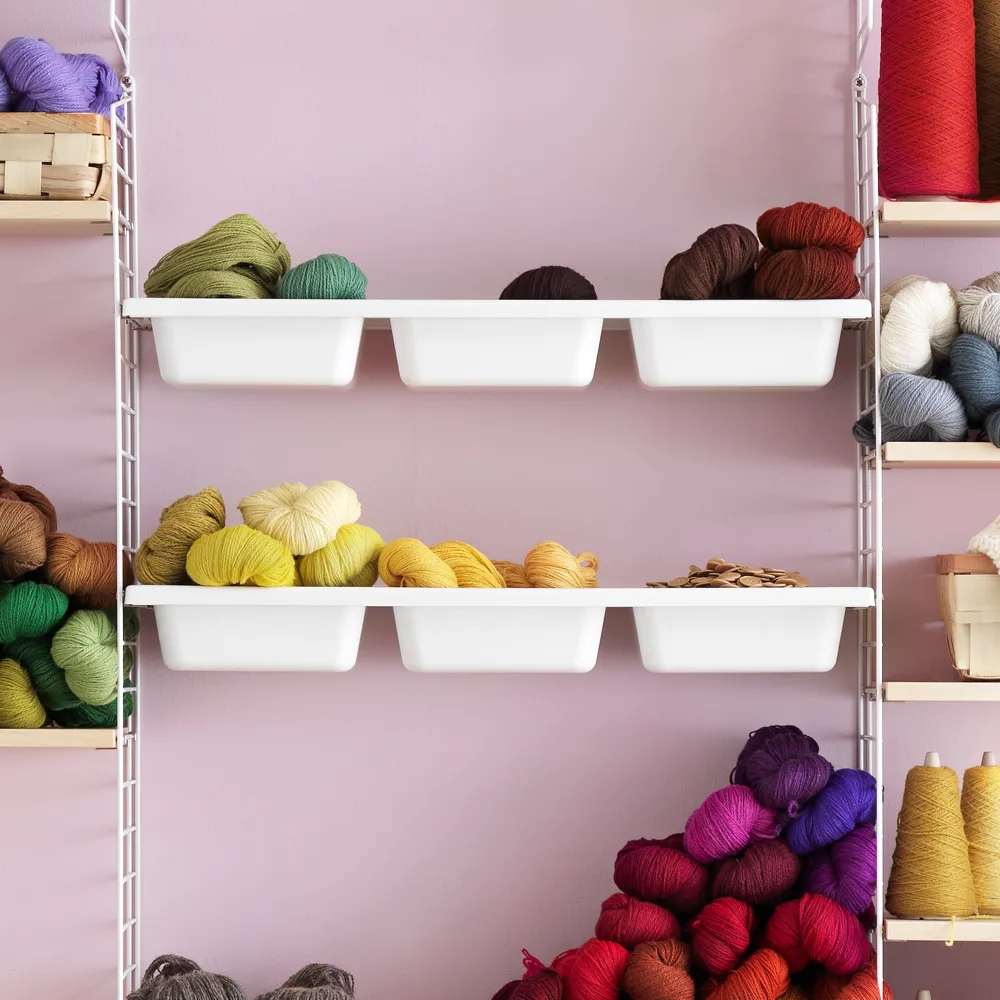 String skålhylle, Beige, 78x30 cm String