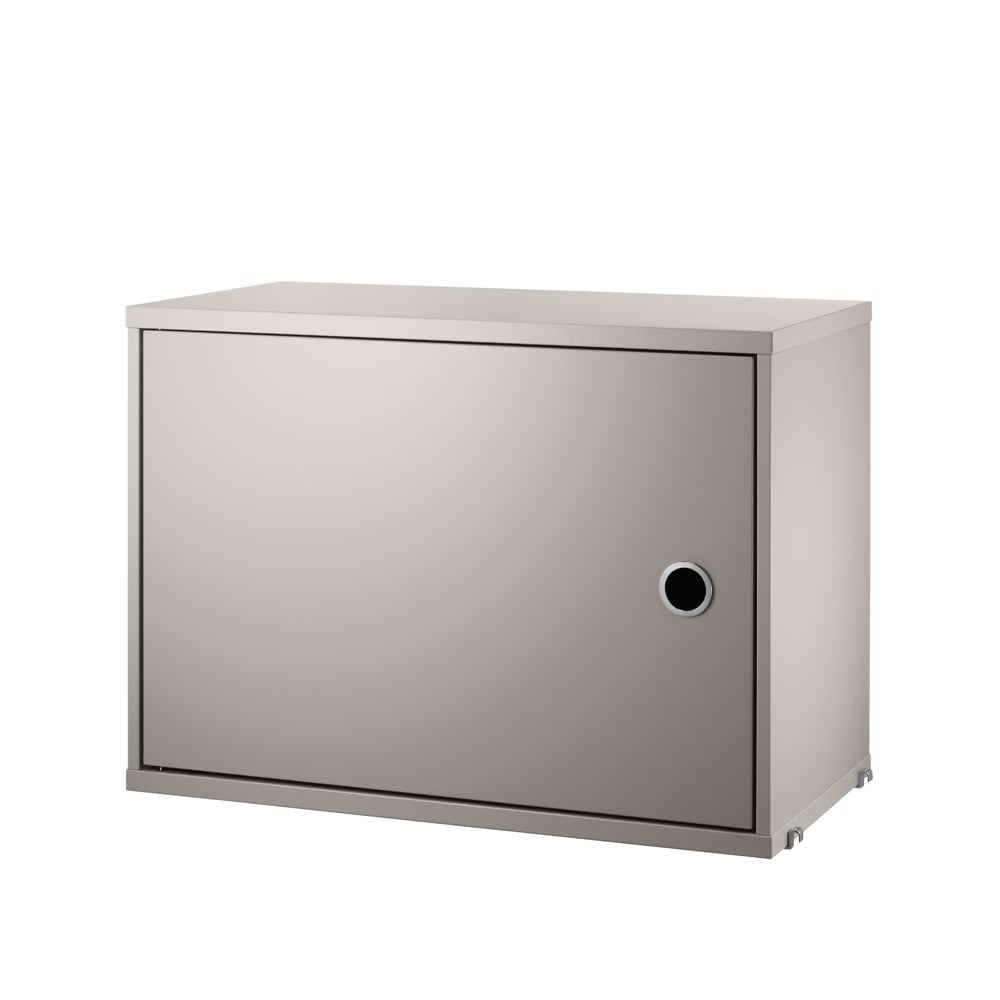 String skap med dør beige, 58x30 cm | Skandinavisk Design | Skap & Vitrineskap | Beige