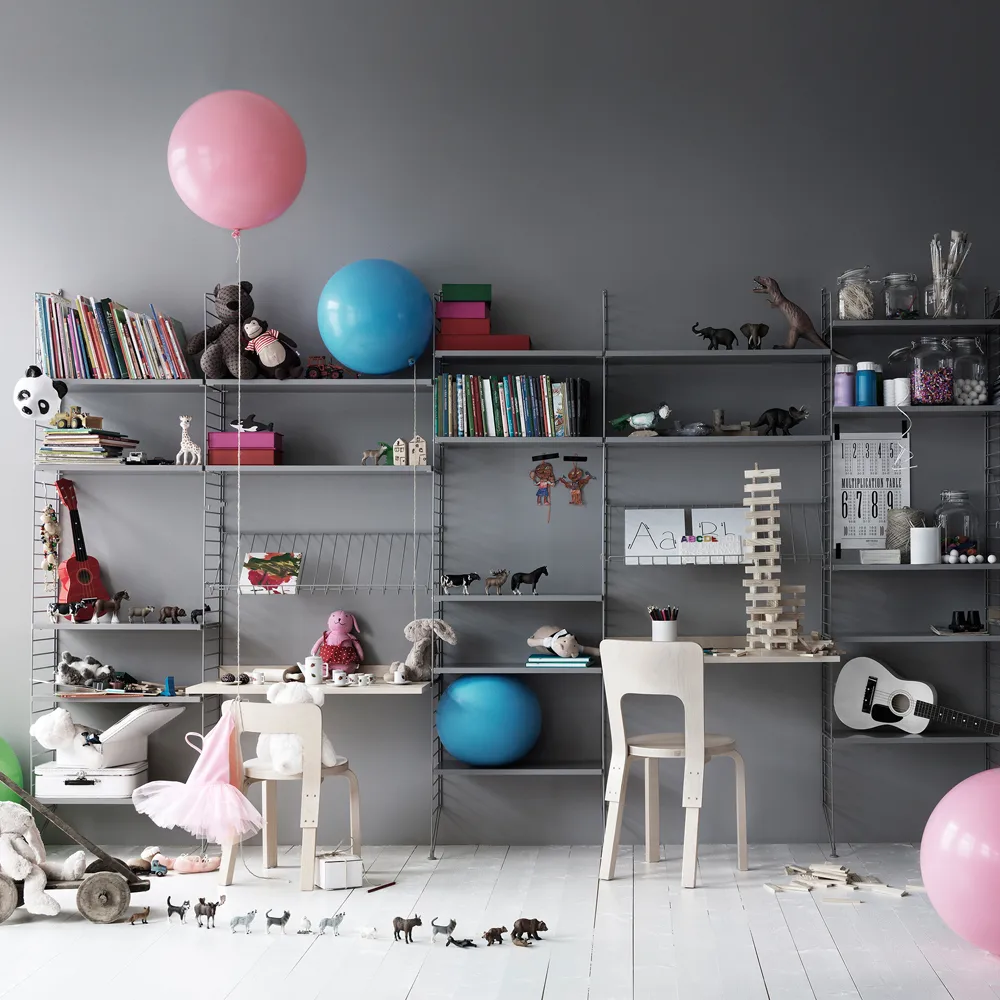 String skrivebordsplate, Hvit, 78x58 cm String