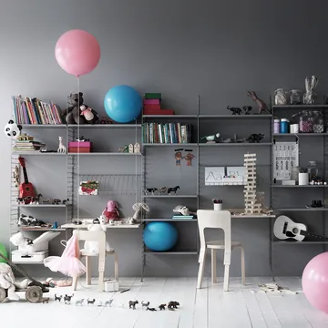 String skrivebordsplate - Hvit, 78x58 cm - String