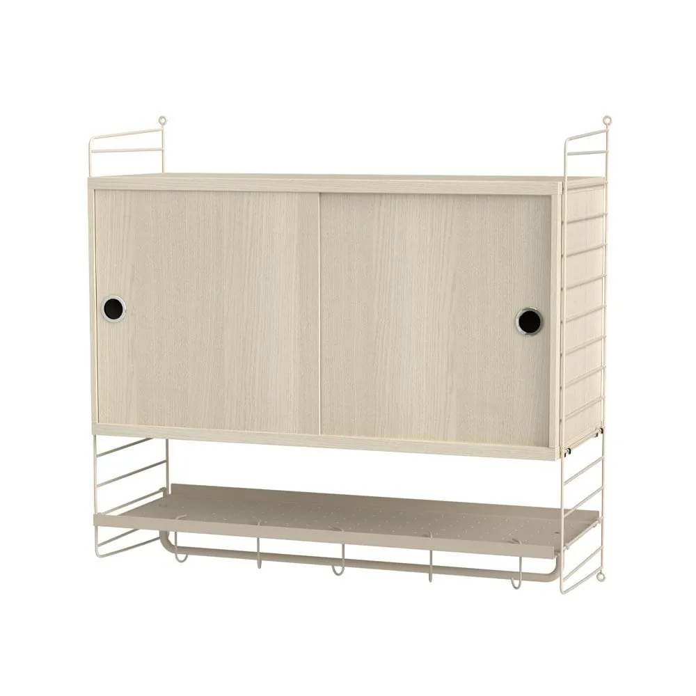 String soverom ask & beige - Kombinasjon F String