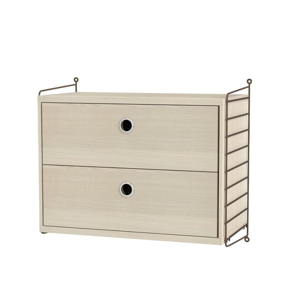String soverom ask & brun - Kombinasjon A | Skandinavisk Design | Beige