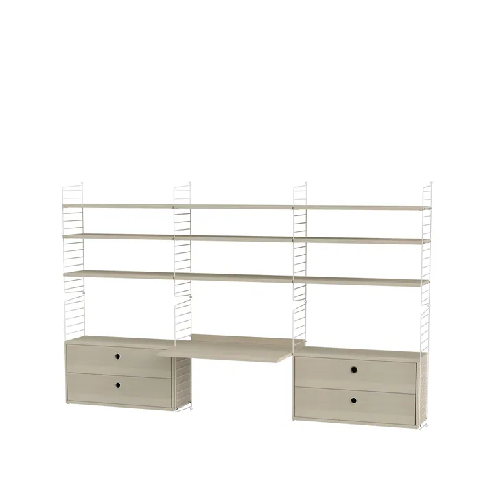 String soverom ask & hvit - Kombinasjon F - String