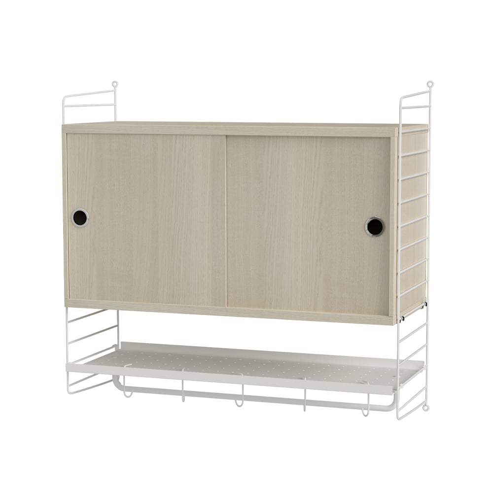 String soverom ask & hvit - Kombinasjon F | Skandinavisk Design | Beige