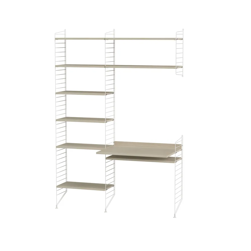 String soverom ask & hvit - Kombinasjon G,  String