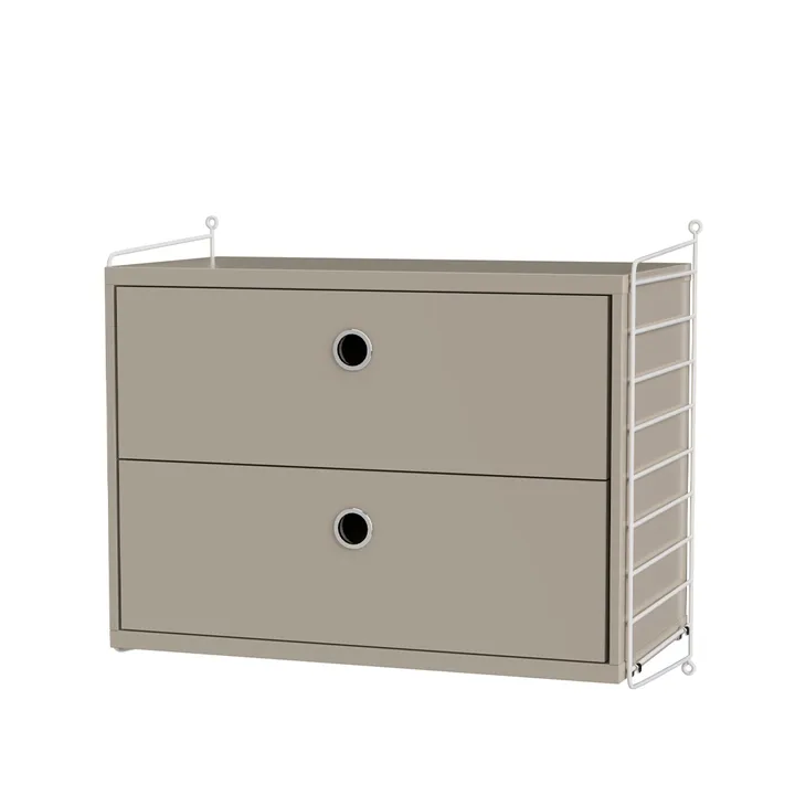 String soverom beige & hvit - Kombinasjon A - String