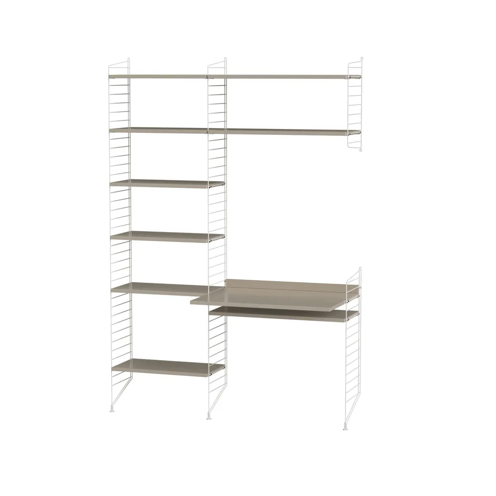 String soverom beige & hvit - Kombinasjon G String