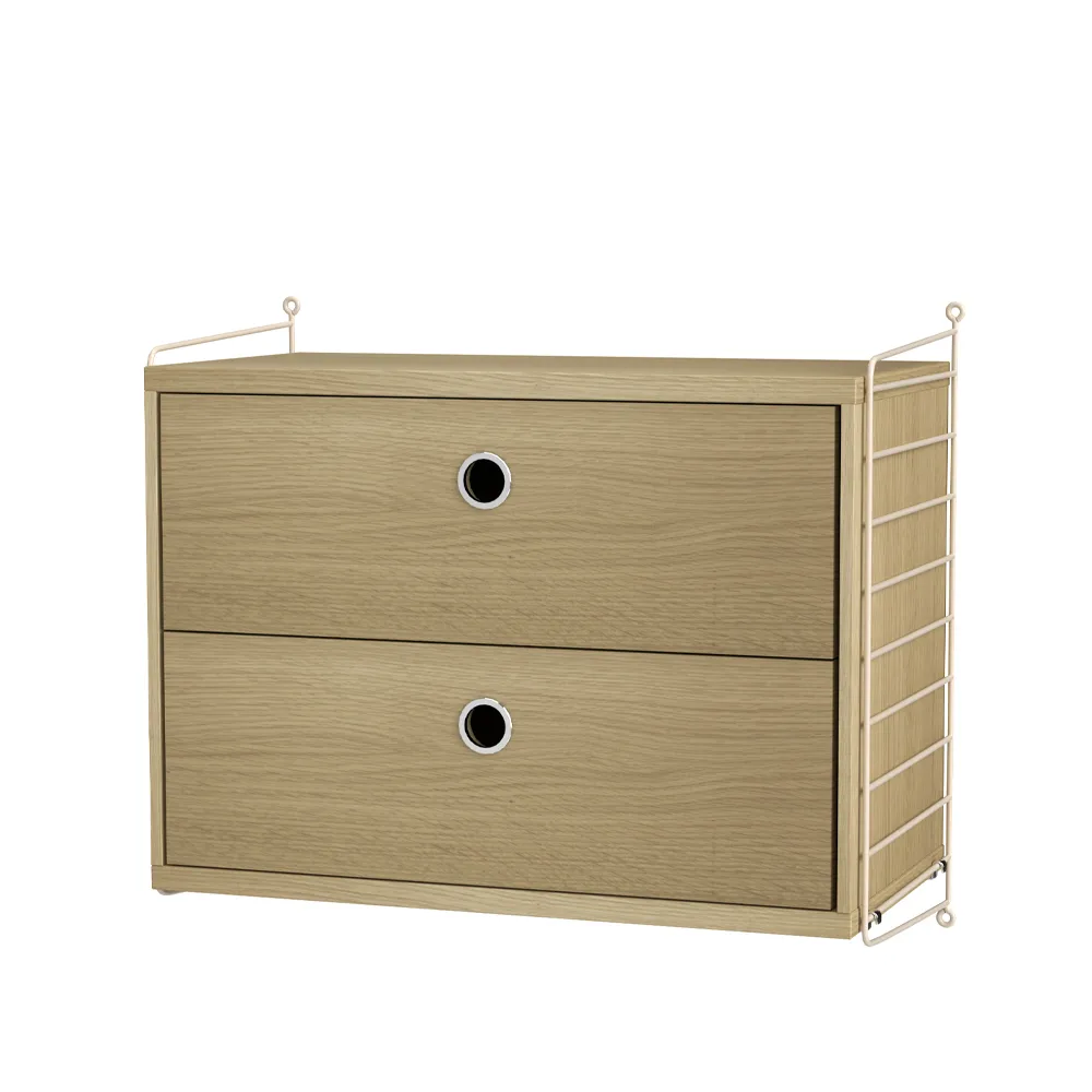 String soverom eik & beige - Kombinasjon A String