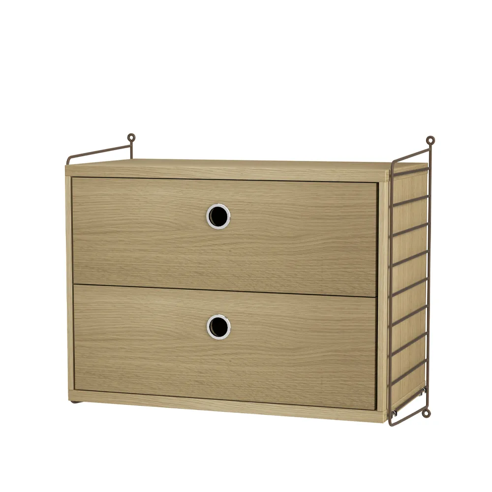 String soverom eik & brun - Kombinasjon A String