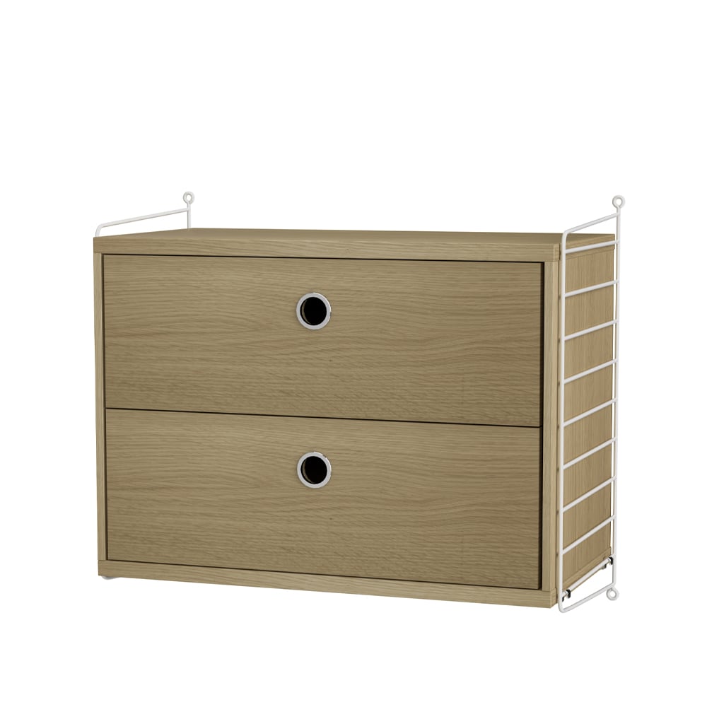 String soverom eik & hvit - Kombinasjon A | Skandinavisk Design | Beige