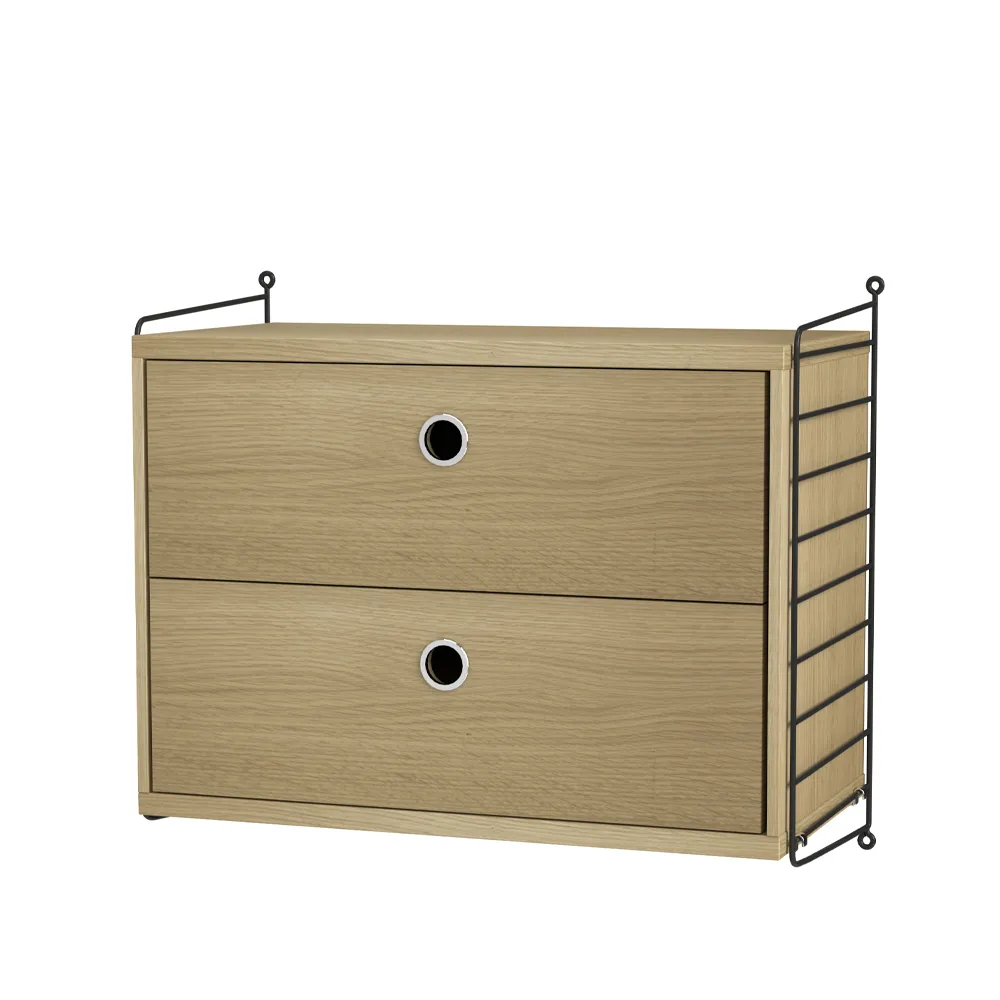 String soverom eik & svart - Kombinasjon A String