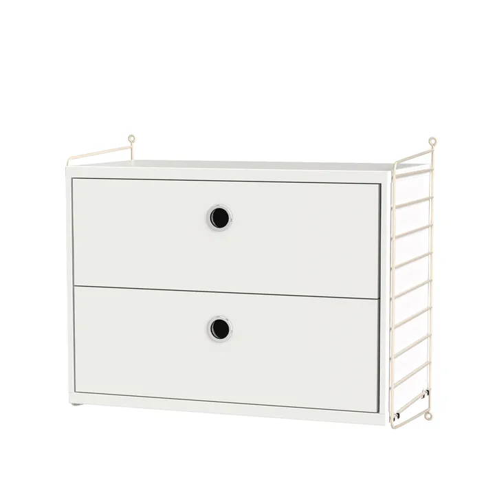 String soverom hvit & beige - Kombinasjon A - String