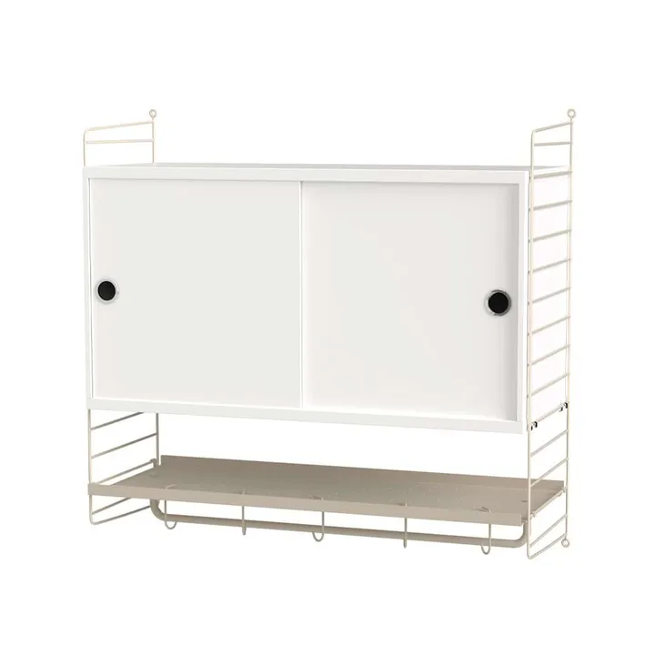 String soverom hvit & beige - Kombinasjon F - String