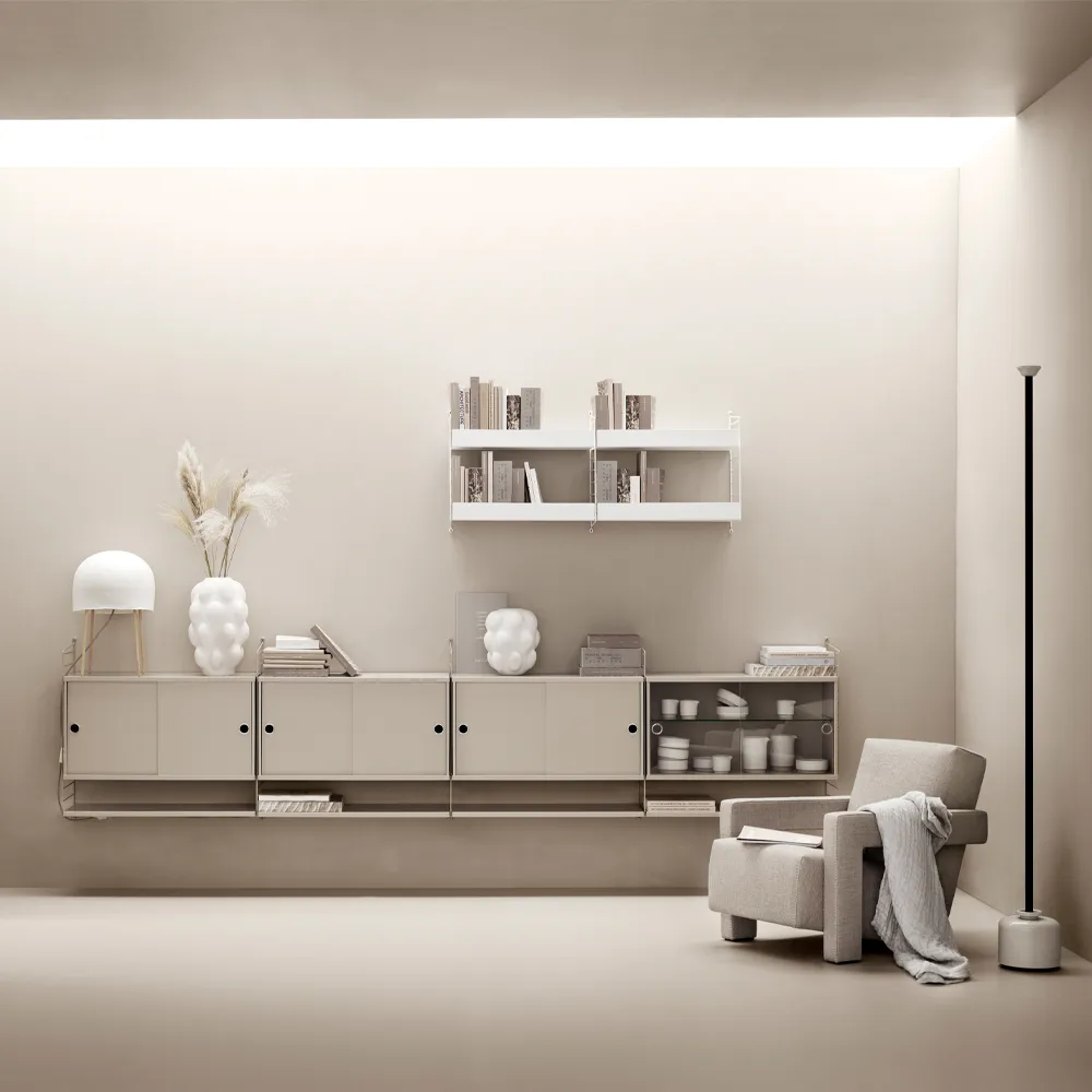 String stue ask & beige - Kombinasjon E String