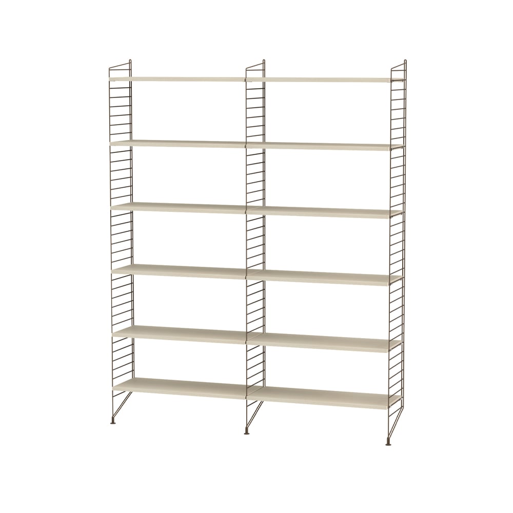 String stue ask & brun - Kombinasjon A | Skandinavisk Design | Beige