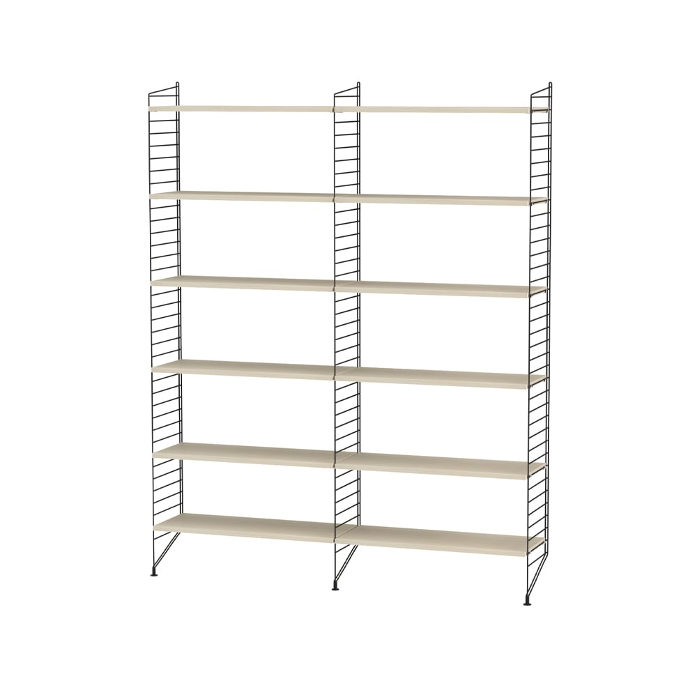 String stue ask & sort - Kombinasjon A | Skandinavisk Design | Beige