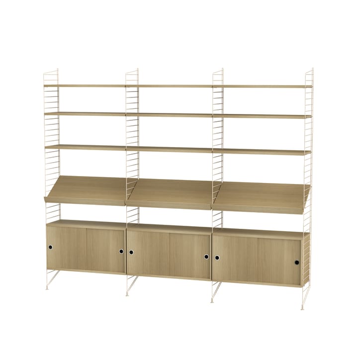 String stue eik & beige - Kombinasjon G - undefined - String