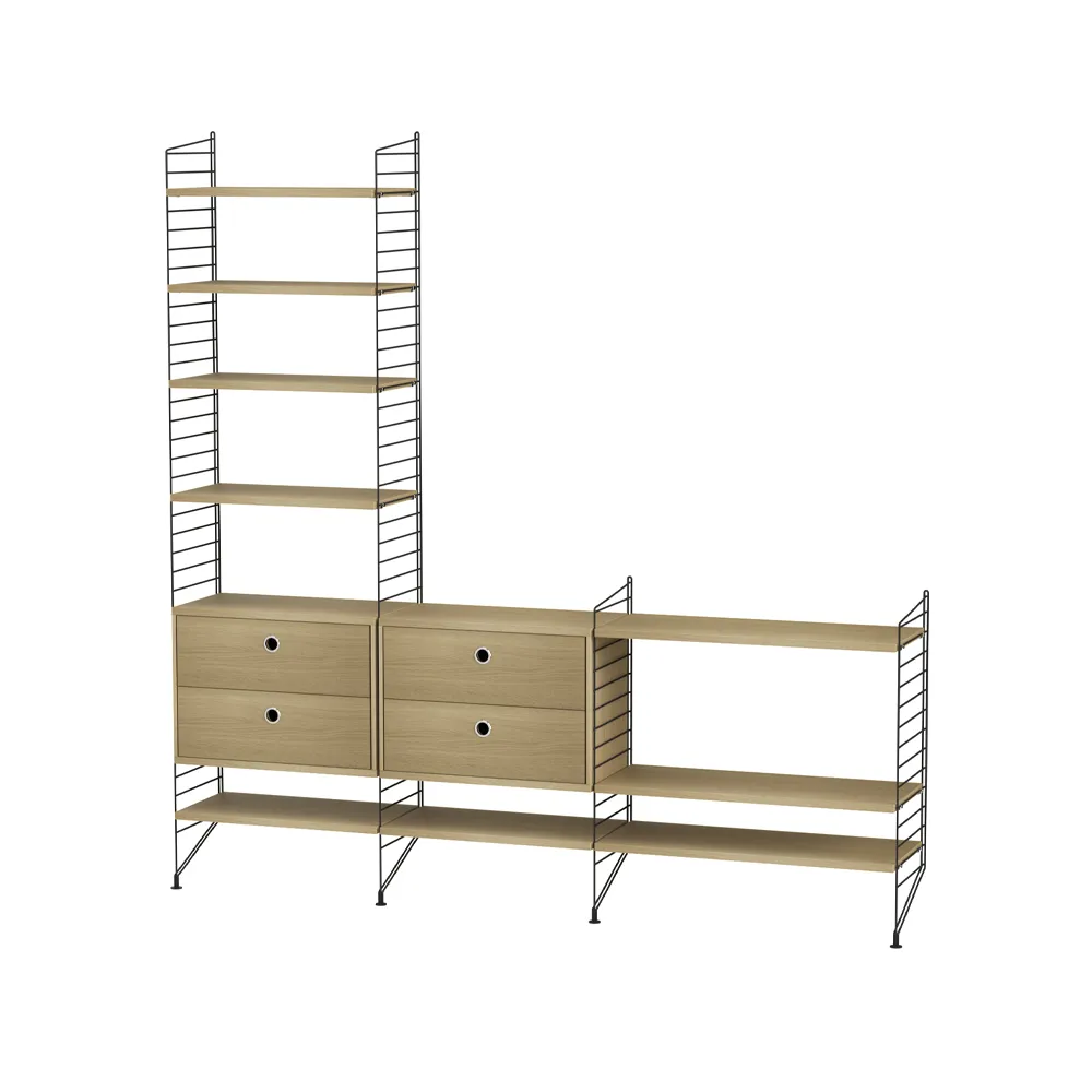 String stue eik & sort - Kombinasjon J String