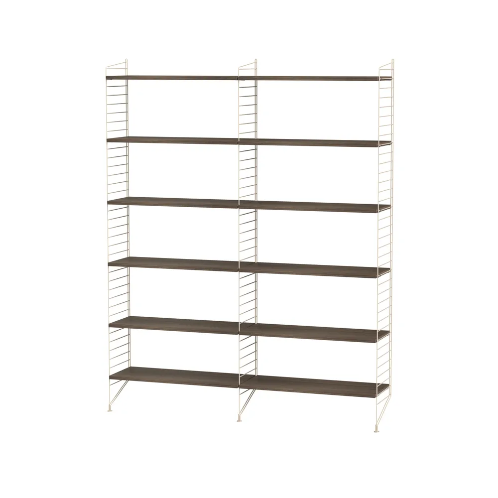 String stue valnøtt & beige - Kombinasjon A String