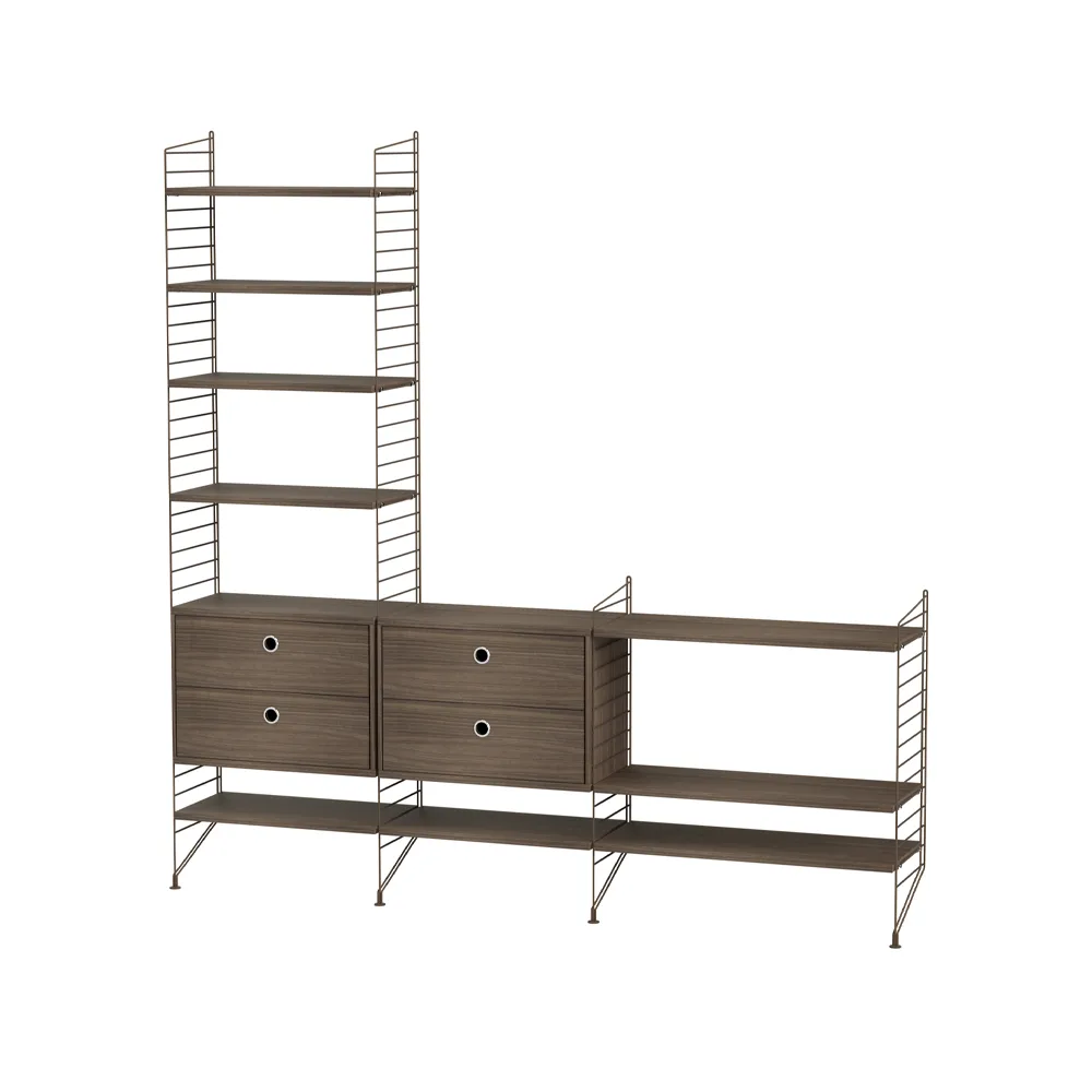 String stue valnøtt & brun - Kombinasjon J String