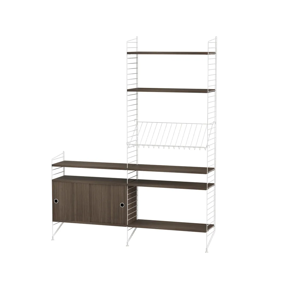 String stue valnøtt & hvit - Kombinasjon K String