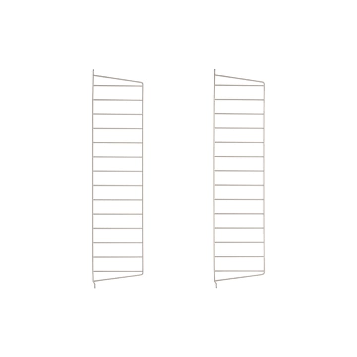 String veggavl - Beige, 75x20 cm, 2-pakn. - String