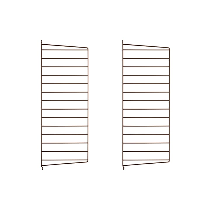 String veggavl - brun, 75x30 cm, 2-pk - String