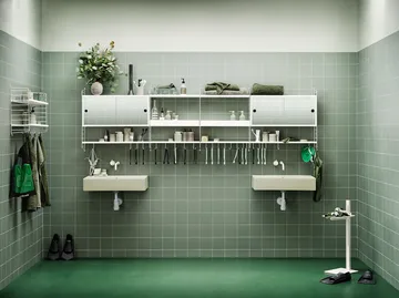 String veggavl - Hvit, 75x20 cm, 1-pakning - String